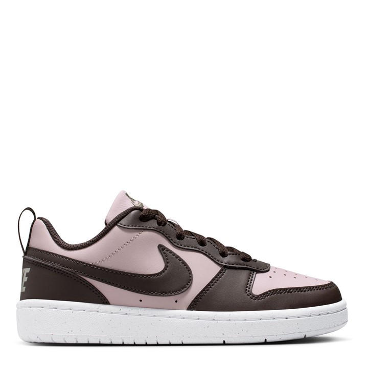 Nike Girls Pink Court Borough Low 2 Se Big Kids' Shoes in Size 4, Sports Direct