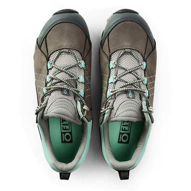 Charcoal/Beach - Oboz - Kids' Hiking Waterproof Shoes