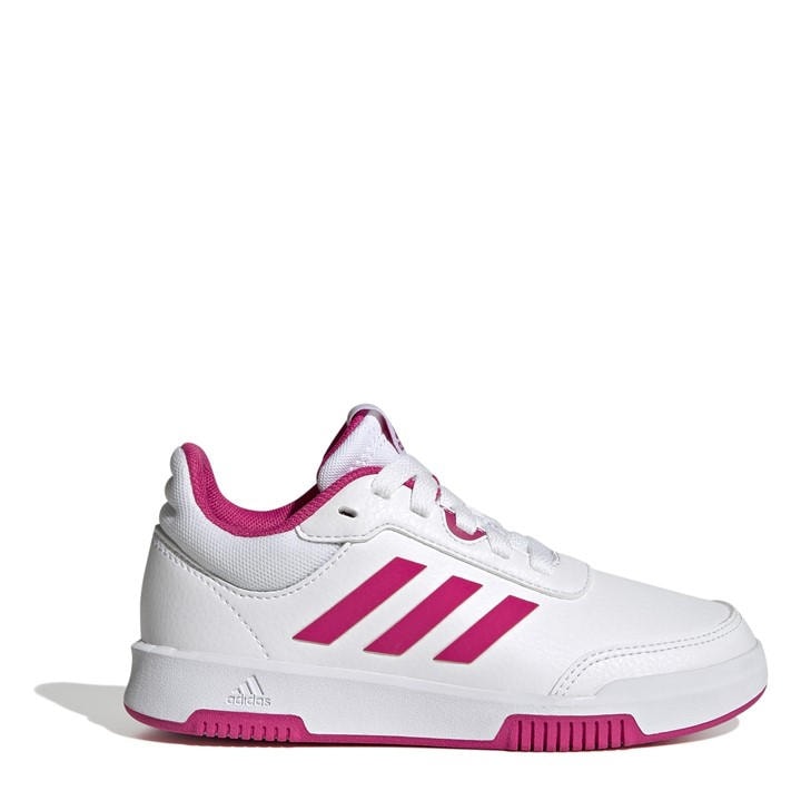 Adidas Girls White Tensaur 3  Trainers in Size 4, Sports Direct