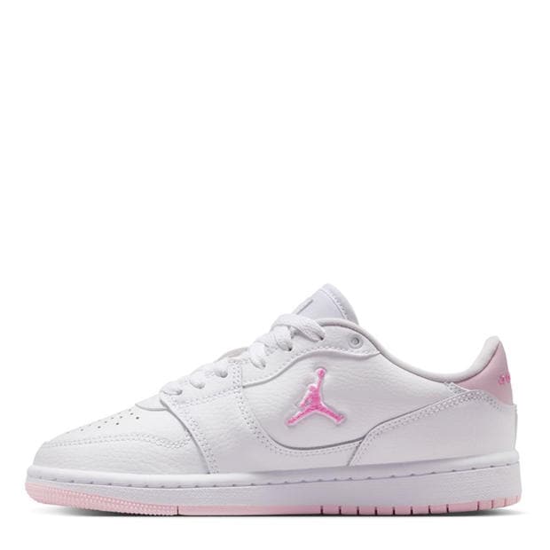 White/Pink - Air Jordan - Kids' Low-Top Trainers
