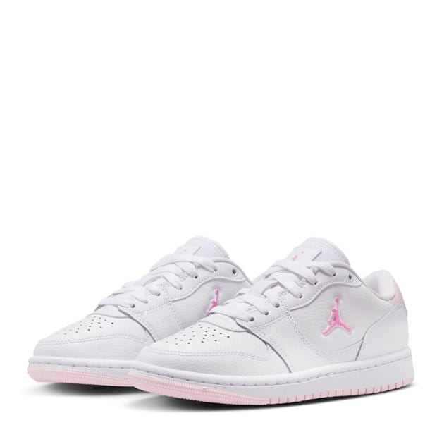White/Pink - Air Jordan - Kids' Low-Top Trainers
