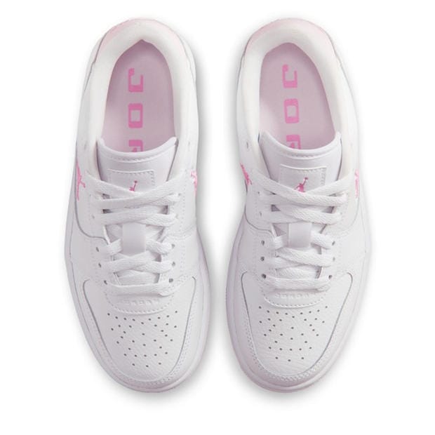 White/Pink - Air Jordan - Kids' Low-Top Trainers