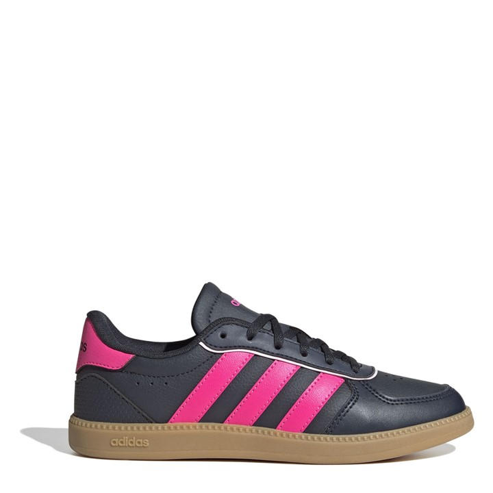Adidas Girls Blue Breaknet Sleek Shoes  in Size 4, Sports Direct
