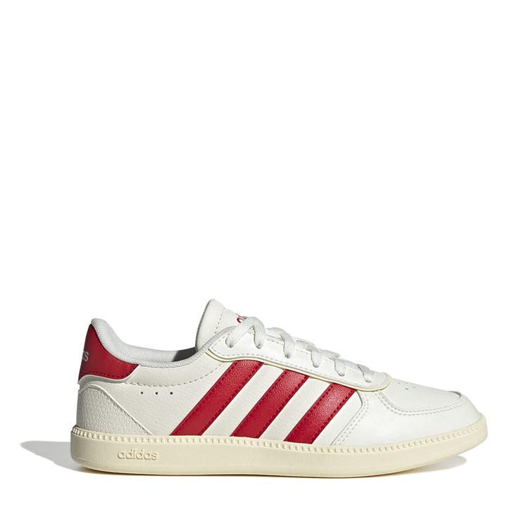 Adidas Girls White Breaknet Sleek Shoes  in Size 4, Sports Direct