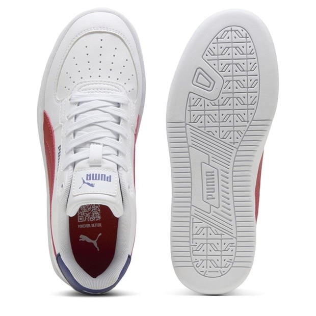 White-Red Fir - Puma - Kids' Caven.0 Low-Top Trainers