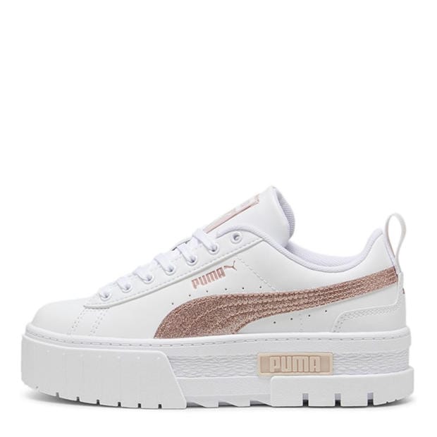 Бяло/Слънчево - Puma - Kids' Mayze Low-Top Trainers
