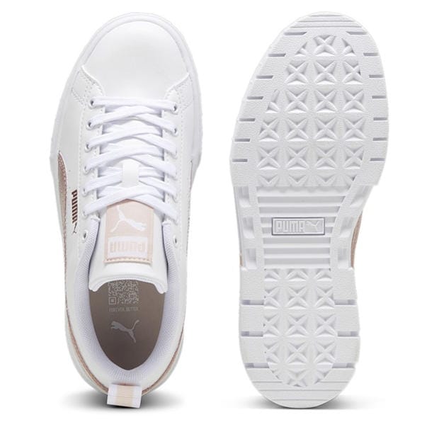Бяло/Слънчево - Puma - Kids' Mayze Low-Top Trainers