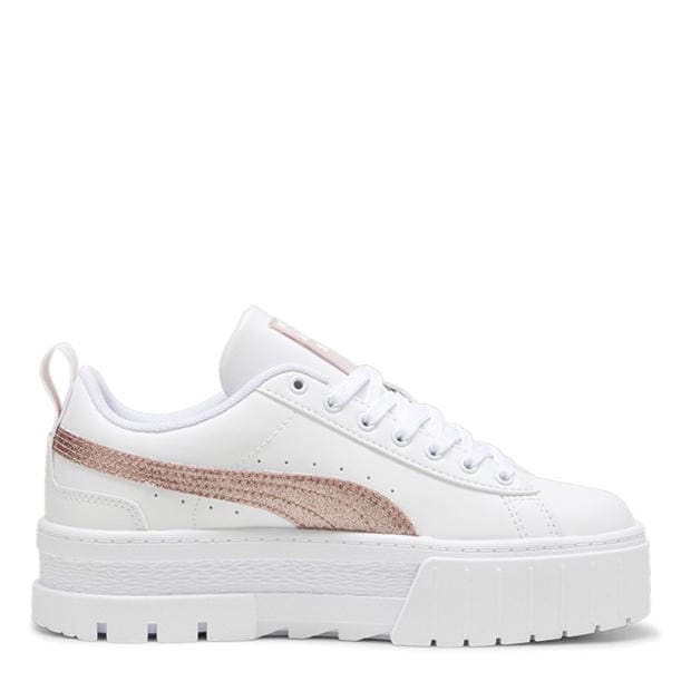 Бяло/Слънчево - Puma - Kids' Mayze Low-Top Trainers