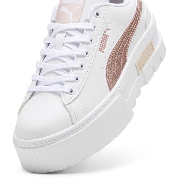Бяло/Слънчево - Puma - Kids' Mayze Low-Top Trainers