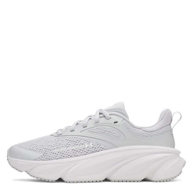Grey/White - Under Armour - UA Charged+ Rogue 6 Kids Trainer