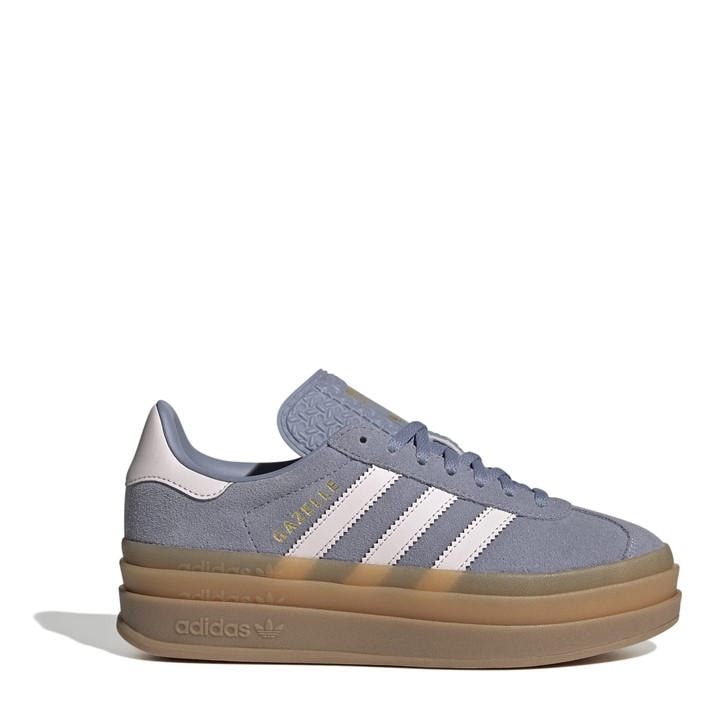 Adidas Originals Girls Purple Gazelle Bold Shoes  in Size 4.5, Sports Direct