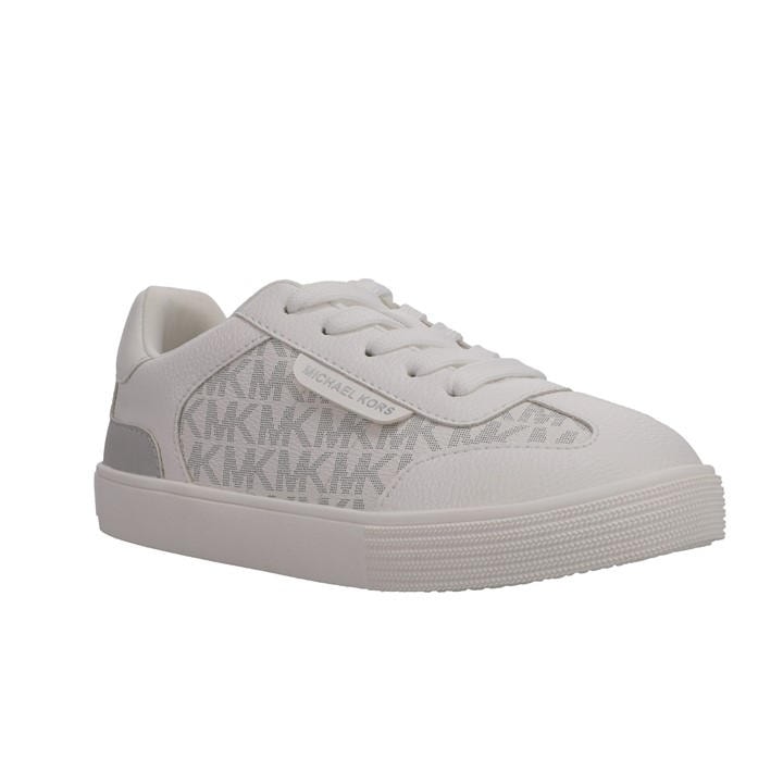 Michael Michael Kors Girls White Kids' Low-Top Trainers in Size 4, Sports Direct