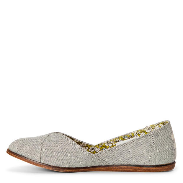 Grey - Toms - Chambray Dot Juniors