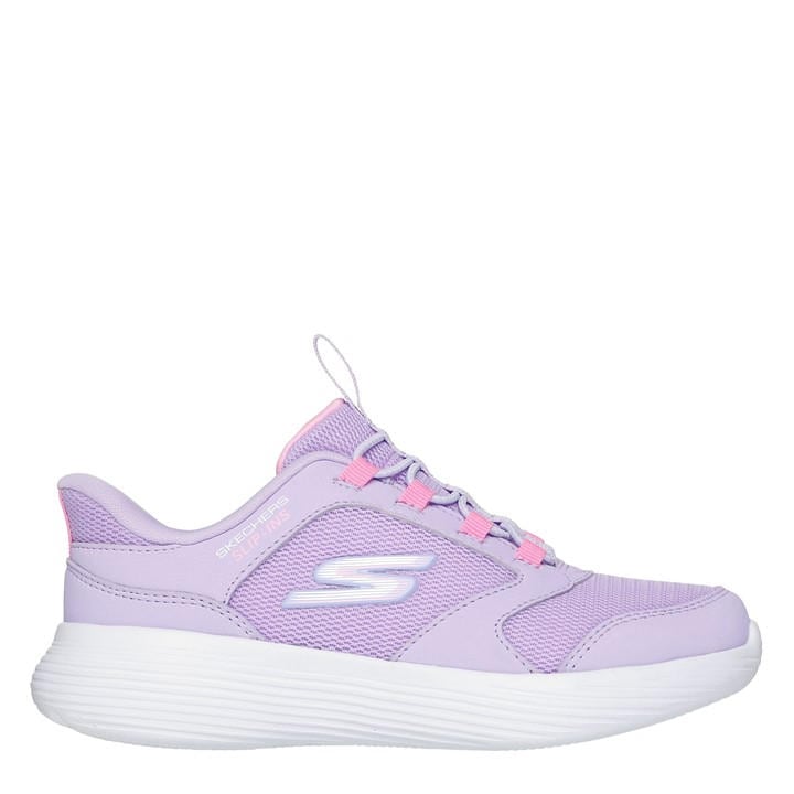 Skechers Girls Purple Kids' Go Run Runners in Size C10, Sports Direct
