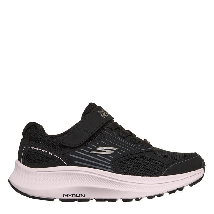 Skechers Girls Black Kids' Go Run Consistent 2.0 Runners in Size C10, Sports Direct