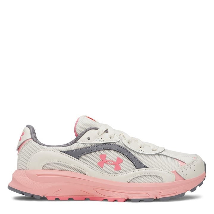Under Armour Girls Grey Ua Gs Tech Runner in Size 5.5, Sports Direct
