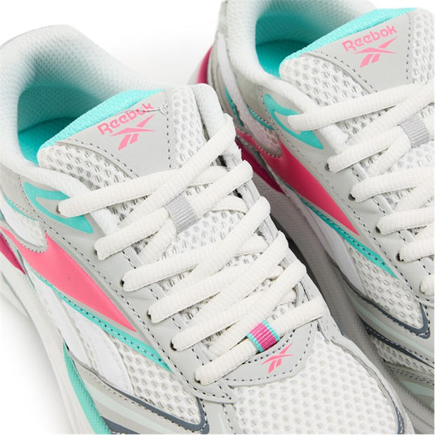 Grey/Pink/Aqua - Reebok - Reebok Belwave Kids Trainers
