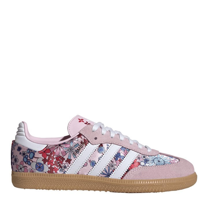 Adidas Originals Girls Pink Kids' Samba Og Lib Samba Low-Top Trainers in Size 3, Sports Direct