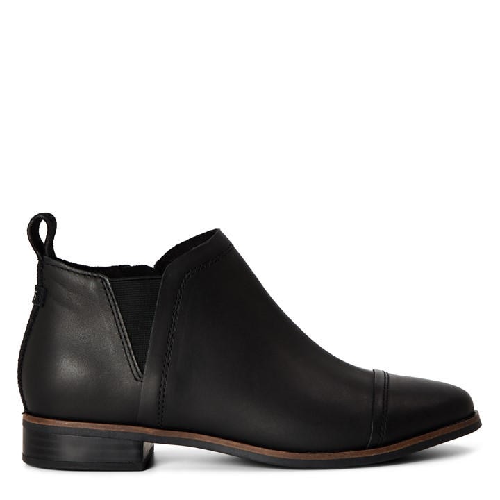 Toms Girls Black Reese Boot  in Size 3.5, Sports Direct