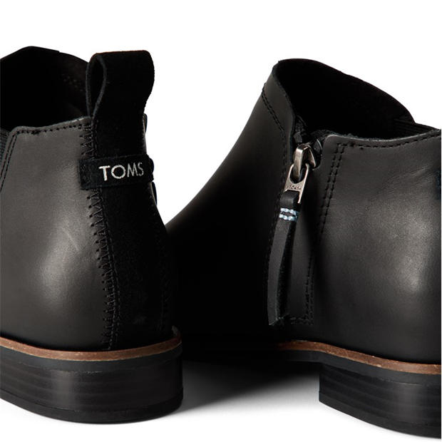 Black - Toms - Reese Boot Juniors