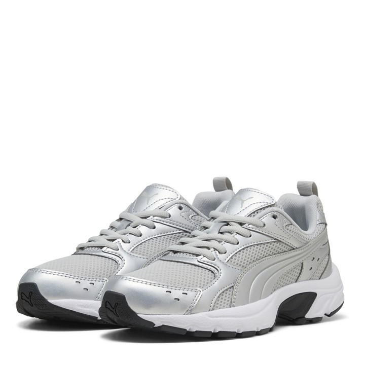 Puma Girls Grey Milenio Tech Lt  in Size 4, Sports Direct