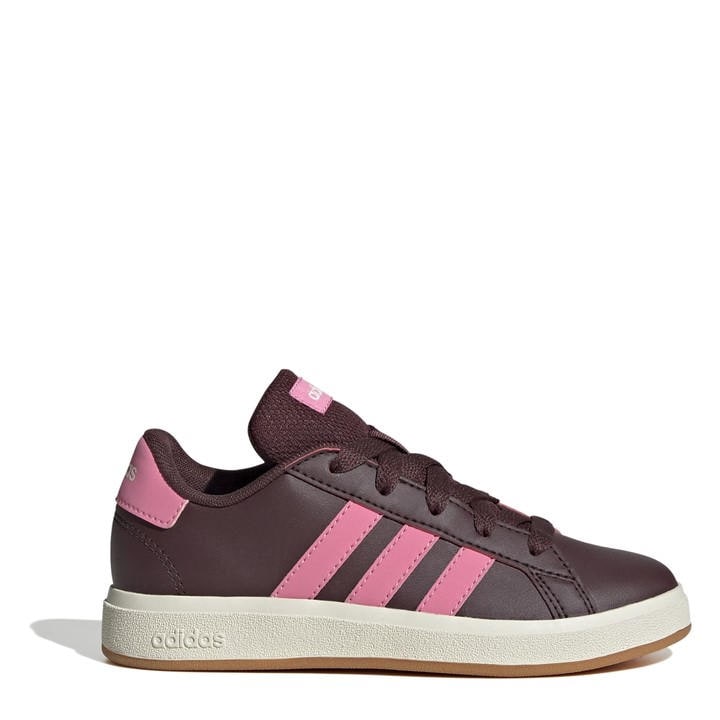 Adidas Girls Pink Grand Court Trainers Size 5.5