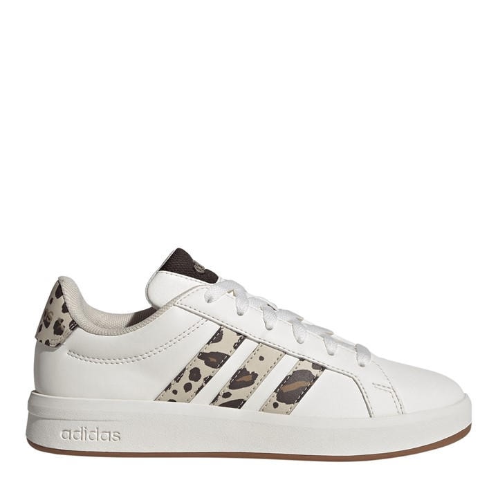 Adidas Girls White Grand Court Trainers in Size 5.5, Sports Direct
