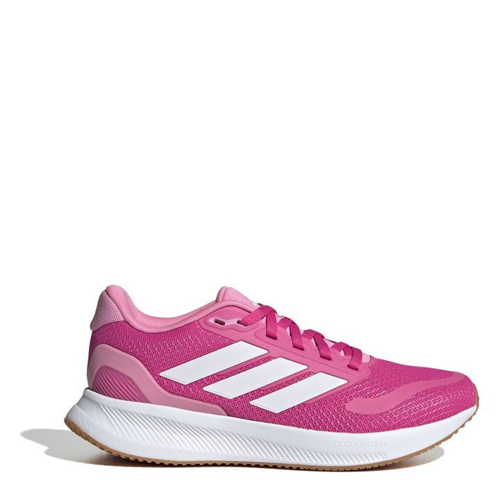 Adidas Girls Pink Runfalcon  Kids Trainers in Size 5, Sports Direct
