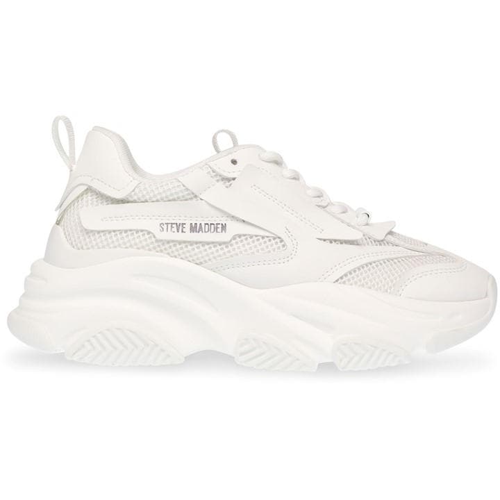 Steve Madden Girls White ' Possession Chunky Trainers in Size 2, Sports Direct