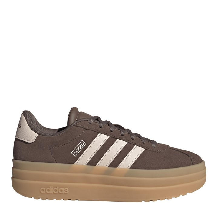 Adidas Girls Brown Vl Court Bold Low-Top Trainers in Size 4, Sports Direct