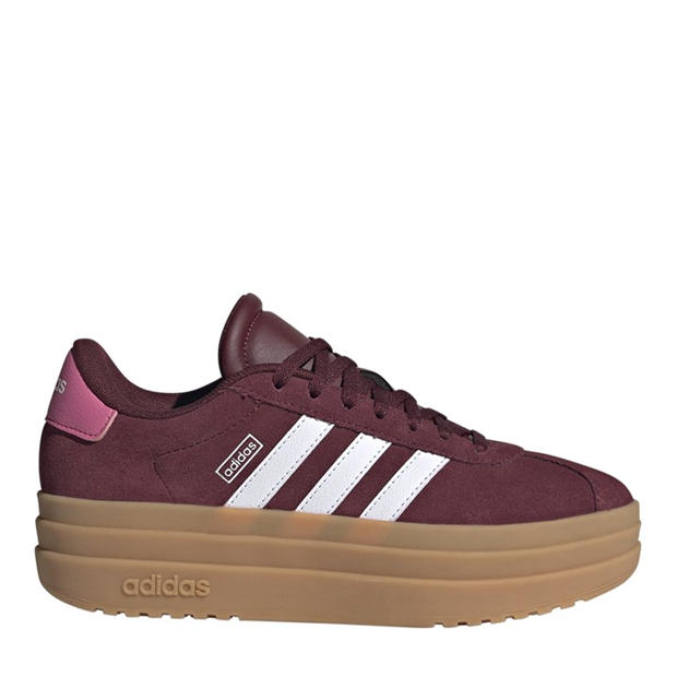 Burgundy Gum - adidas - Vl Court Bold Low-Top Trainers Girls