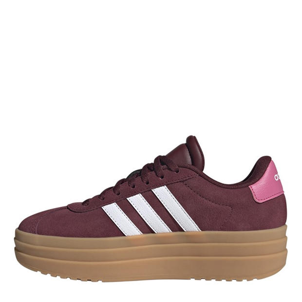 Burgundy Gum - adidas - Vl Court Bold Low-Top Trainers Girls