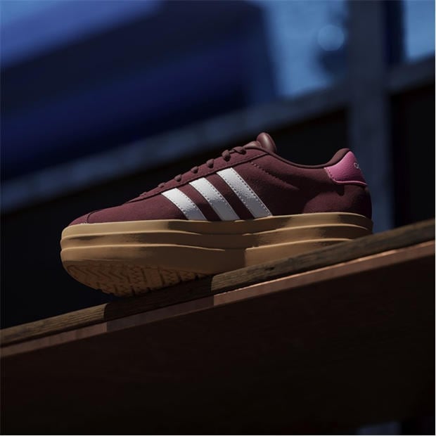 Burgundy Gum - adidas - Vl Court Bold Low-Top Trainers Girls