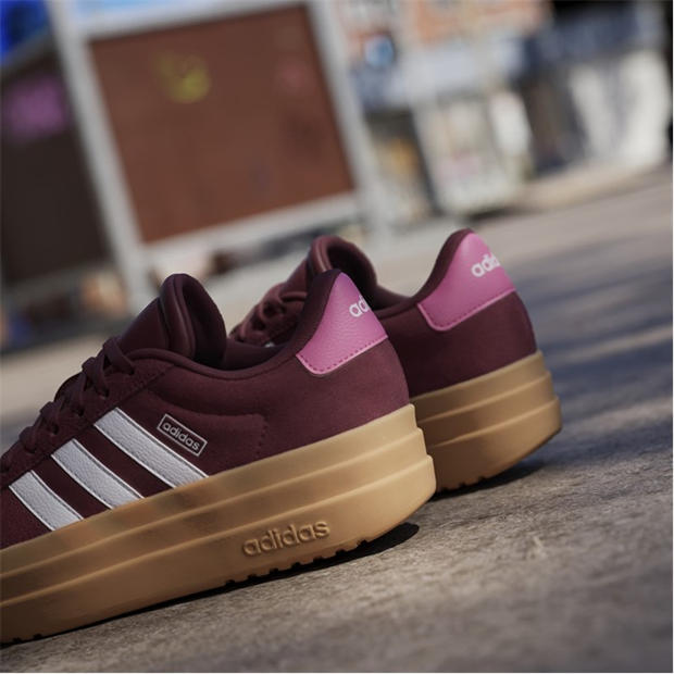 Burgundy Gum - adidas - Vl Court Bold Low-Top Trainers Girls