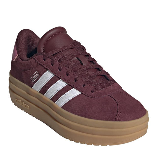 Burgundy Gum - adidas - Vl Court Bold Low-Top Trainers Girls