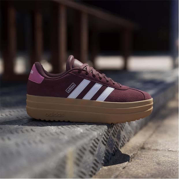 Burgundy Gum - adidas - Vl Court Bold Low-Top Trainers Girls