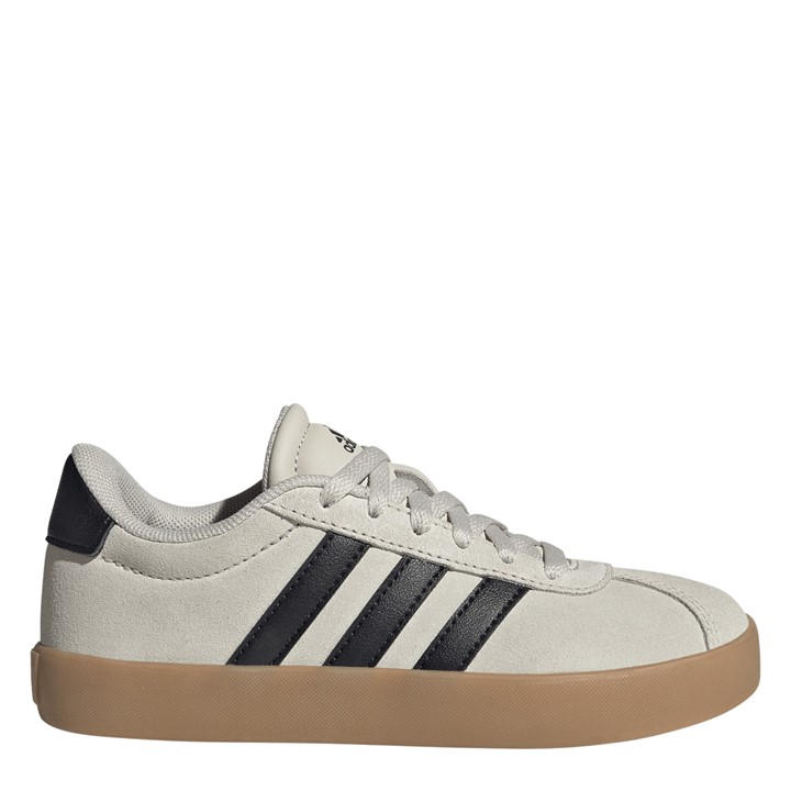 Adidas Girls Beige Vl Court 3.0 Shoes  in Size 5.5, Sports Direct
