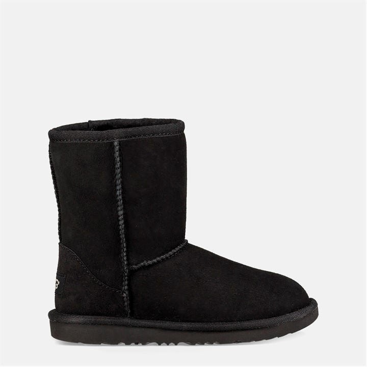 Ugg Girls Black ' Classic Snug Boots in Size C12, Sports Direct