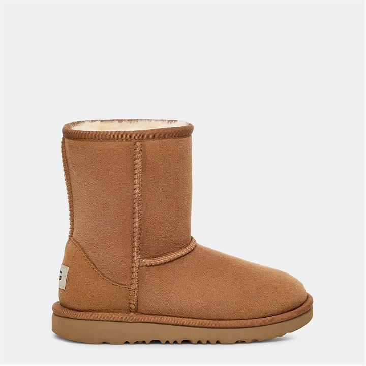 Ugg Girls Brown ' Classic Snug Boots in Size C13, Sports Direct
