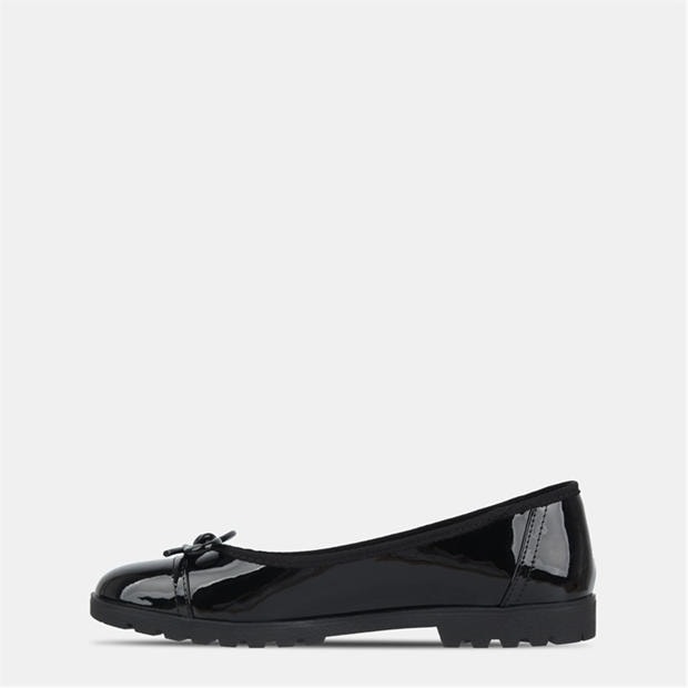 Black Patent - Miso - Cleated Ballet Pumps Juniors