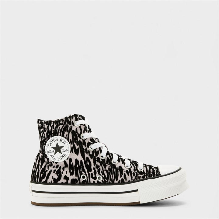 Converse Girls  Kids' Lift Print Canvas High-Top Trainers in Size 5, Sports Direct