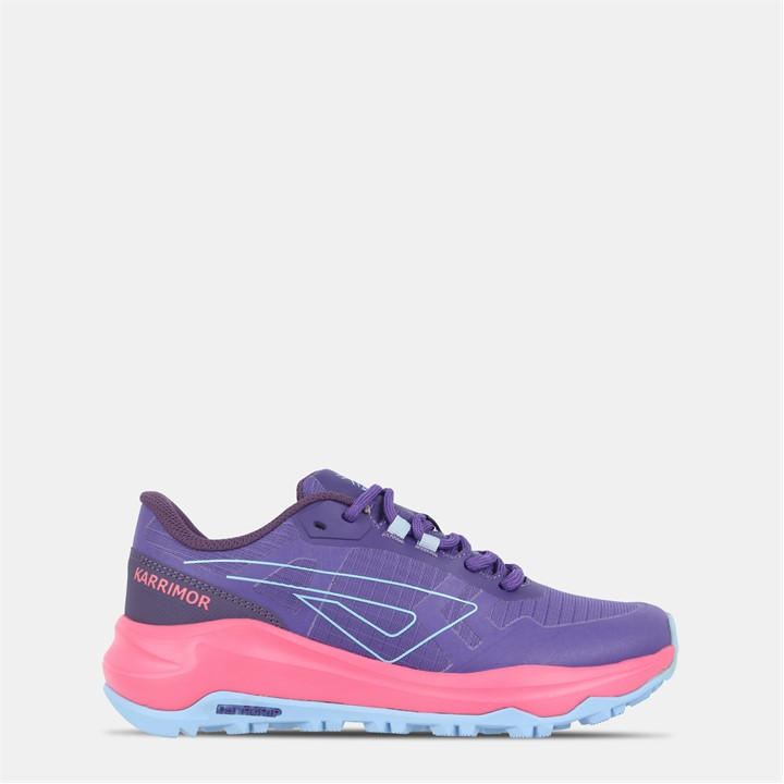 Karrimor Girls Purple Tempo Trail Trainers in Size 5.5, Sports Direct