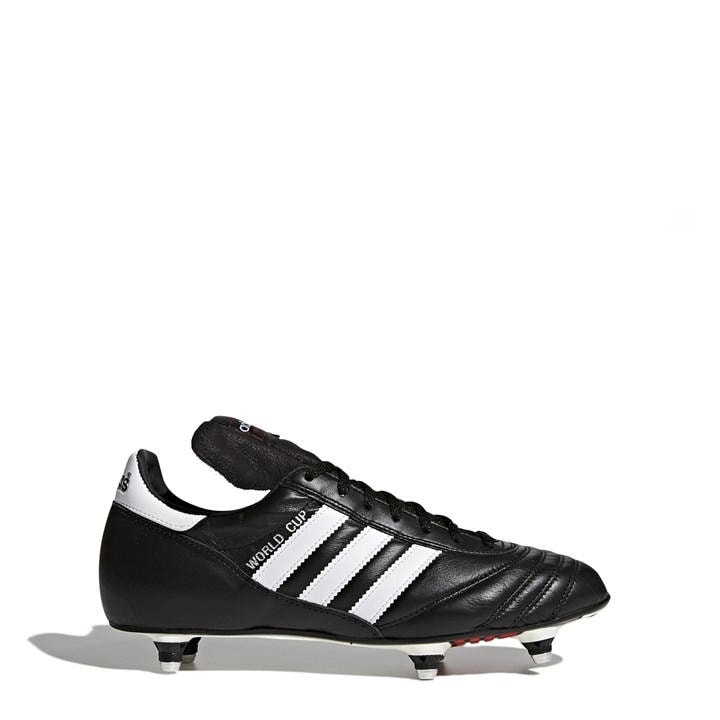Adidas Boys Black World Cup Football Boots Soft Ground in Size 5.5, Sports Direct