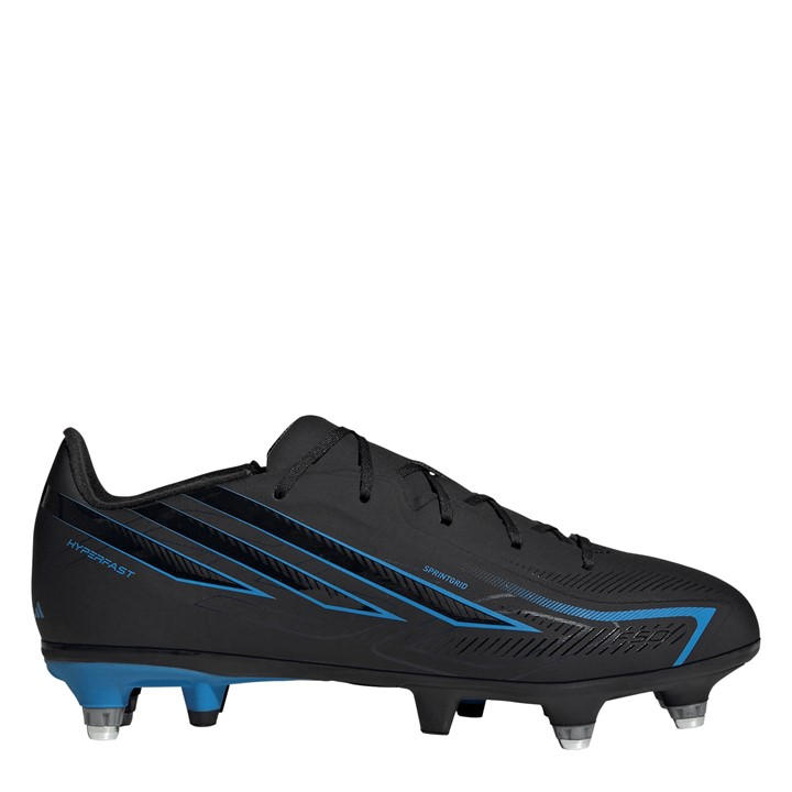 Adidas Boys Black Kids' F50 Hyperfast League Soft-Ground Football Boots in Size 4, Sports Direct