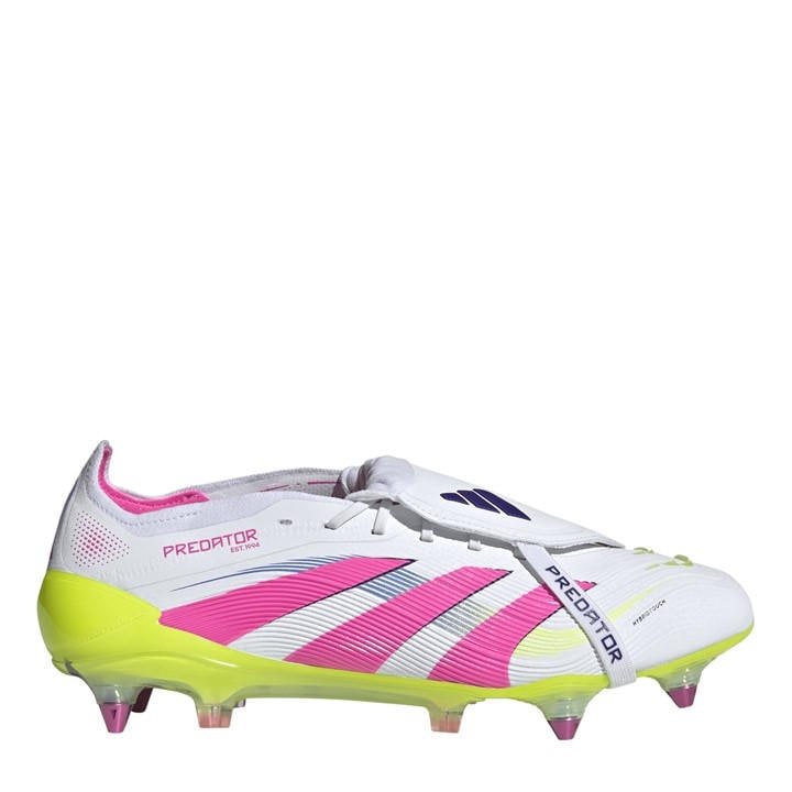 Adidas  Kids White ' Predator Soft Ground Football Boots in Size 5.5, Sports Direct