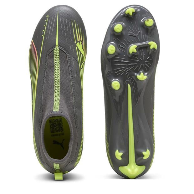 Matte Aged Sil - Puma - Puma Ultra 5 Match+ Ll Fg/Ag Jr Firm Ground Football Boots Unisex Kids