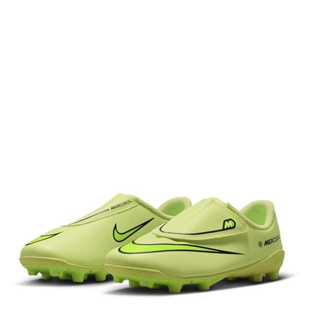 Volt/Czerwony - Nike - Mercurial Vapour 16 Club Childrens Firm Ground Football Boots