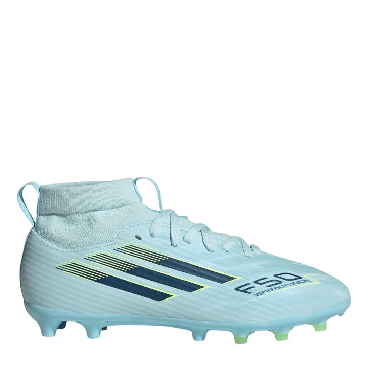 Adidas Boys Blue F50 League  Firm Ground Football Boots in Size 2, Sports Direct