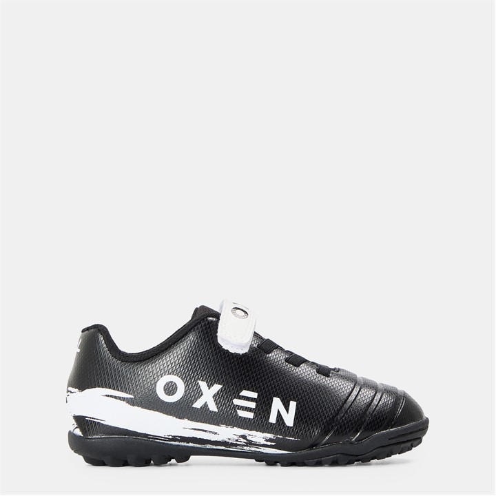 Oxen  Kids Black ' Ox Mini Viper Astro Turf Football Boots in Size C12, Sports Direct