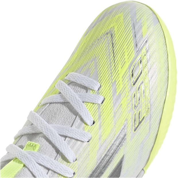 Ftwr White/Iron - adidas - Kids' F50 Sparkfusion League Astro Turf Football Boot